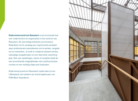Brochure Ondernemerscentrum Roeselare
